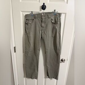 DOCKERS Men's Olive Green Jeans Size 36 x 30